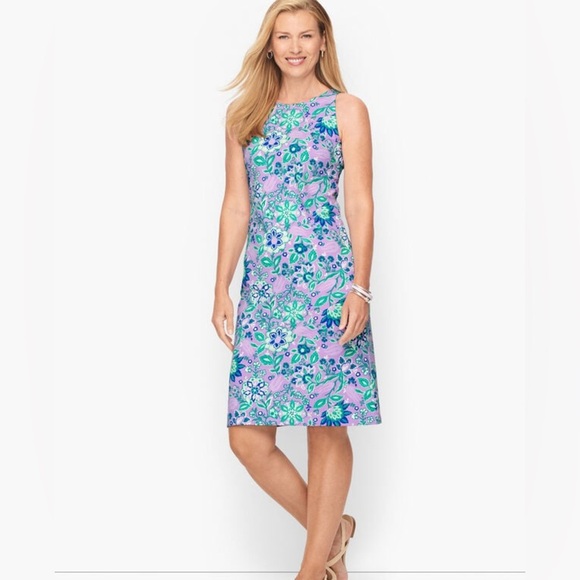 Talbots Dresses & Skirts - TALBOTS EFFORTLESS JERSEY SHIFT DRESS - FLORAL